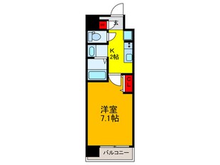 PARK HILLS今里Rayの物件間取画像